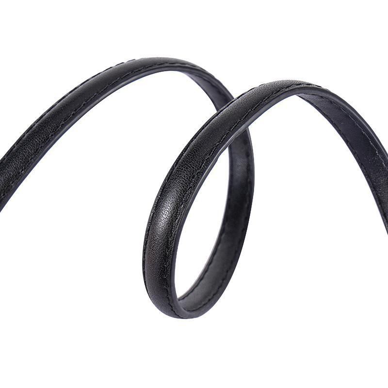 Cintura sottile, minimalista, versatile, con un solo anello, da donna, con fibbia decorativa opaca, per stringere la vita in modo semplice._voghion.com