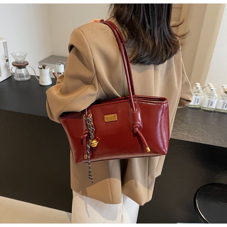 Vintage French Style Underarm Bag For Women - Stylish Crossbody Shoulder Bag With Large Capacity, Perfect For Commuting & Daily Use_voghion.com