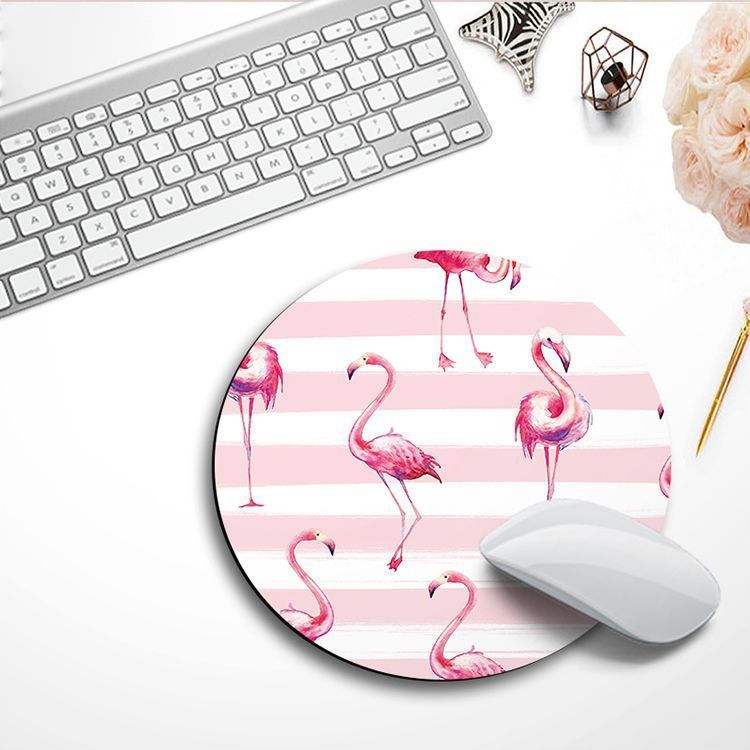 Thickened small circular anti slip table mat, pad, rubber mouse pad_voghion.com