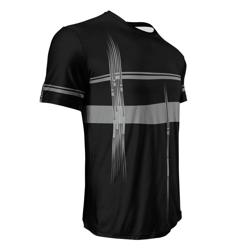 2025 Modern Mens Graphic T Shirt Stripe Geometry Design Summer Streetwear Short Sleeve Tee Hipster Harajuku Style Breathable Cot_voghion.com