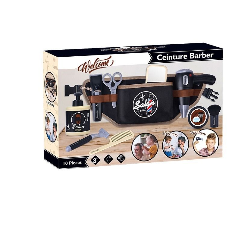 Cross Border Pretend Play Simulatie Haar Knippen Kit Set Speelgoed Kinderen Rollenspel Haar Knippen Mode Kapper_voghion.com