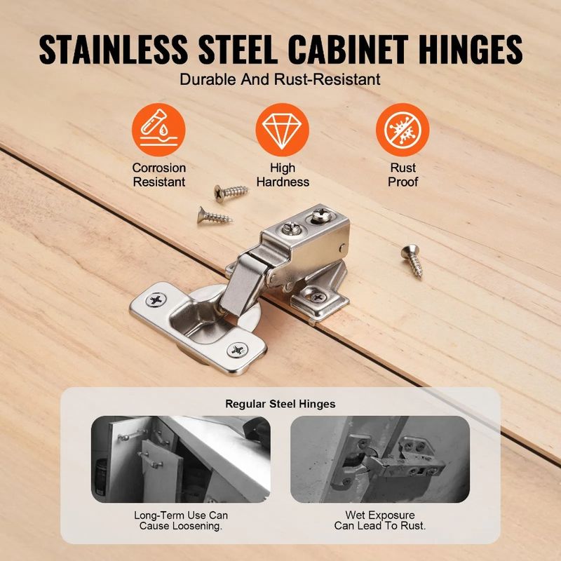 Soft For Close Framed Packs Frameless Door Partial Hinges Cabinet 60 Overlay_voghion.com
