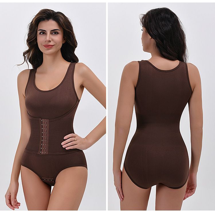 Novas alças modeladoras para body, modelador de cintura, modelador corporal com botões reforçados, controle de barriga adelgaçante, base slim fit_voghion.com
