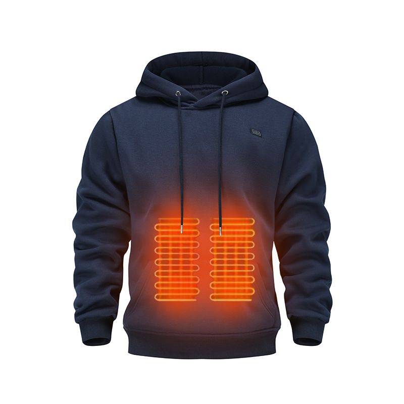 USB-beheizter Hoodie für Herren – 5-Zonen-Wärmeregulierung mit 3 Heizstufen (S-5XL, 4 Farben)_voghion.com