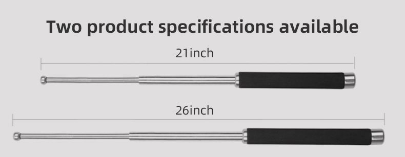 Bastone per autodifesa Bastone telescopico Bastone telescopico per autodifesa a tre sezioni_voghion.com