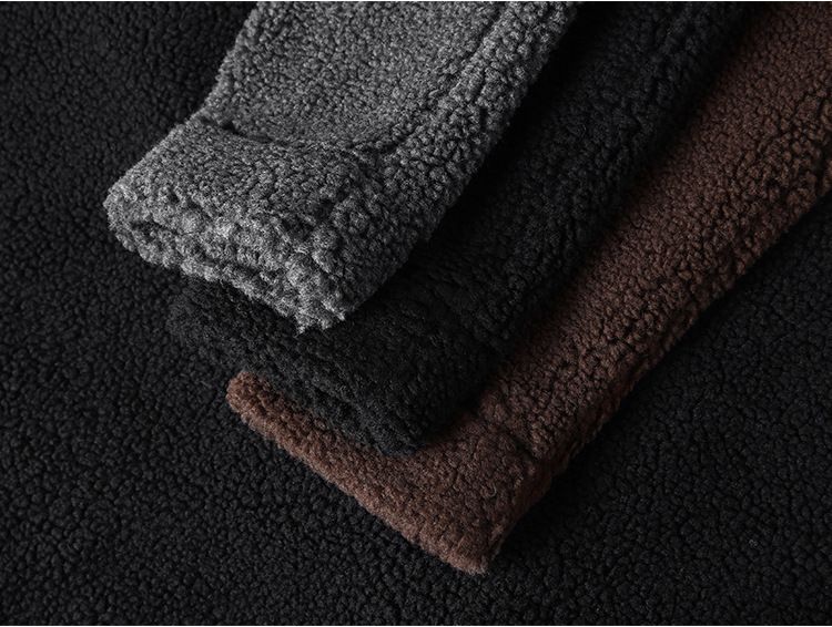 Giacca da uomo in peluche, stile casual, autunno inverno_voghion.com