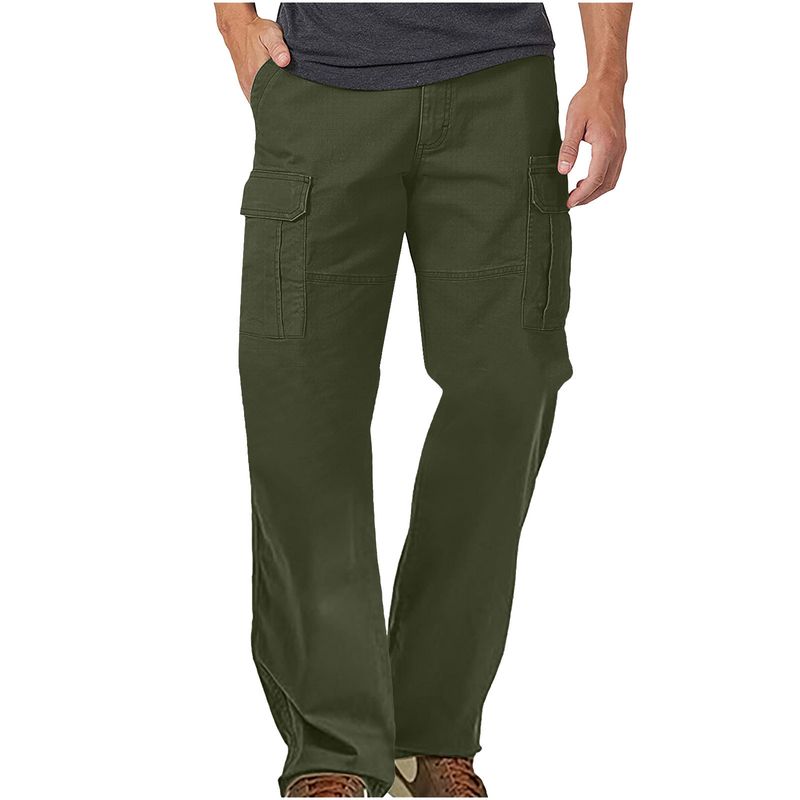 Lange Arbeitshose für Herren aus wasserdichtem Oxford-Gewebe mit mehreren Taschen_voghion.com