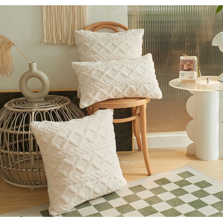 Plüss, bolyhos párnahuzat, rövid polár párnahuzat nappali kanapéhoz, 18x18-as dekoratív párna, lakberendezési párnahuzat_voghion.com