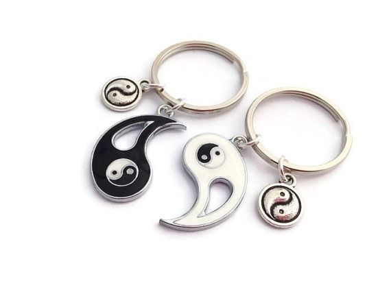 Nuovo portachiavi Yin Yang Tai Chi per l'istruzione e l'ufficio_voghion.com