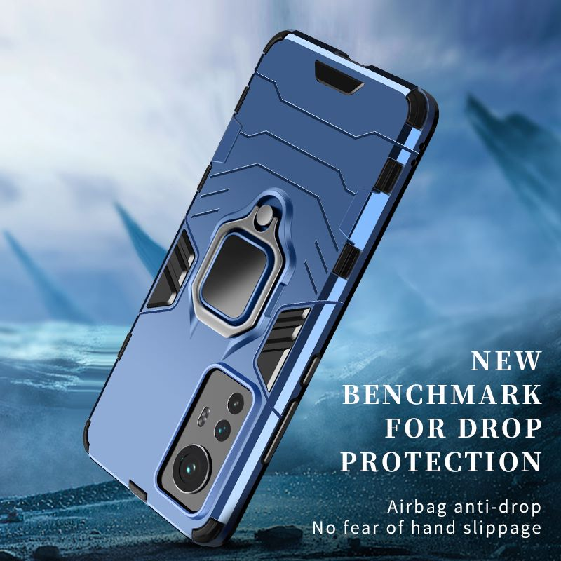Armor Kickstand Schokbestendige Case Voor Xiaomi 12 Lite 12X 12 9T 10T 11 11T Pro 11i 9 11 Lite 5G NE A2 A3 Lite Ringhouder C_voghion.com