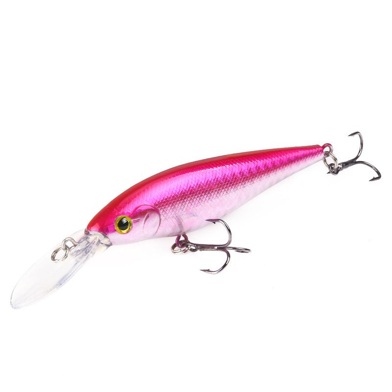 Heißer Stil 11 cm/9,5 g Kunststoff Simulation Fischköder Lange Zunge Minnow Köder Bunte Köder Angelausrüstung_voghion.com