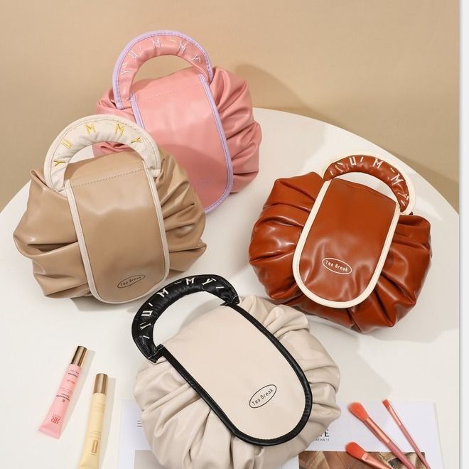 Nuovo Lazy Makeup, borsa da viaggio portatile con coulisse, grande capacità, impermeabile_voghion.com