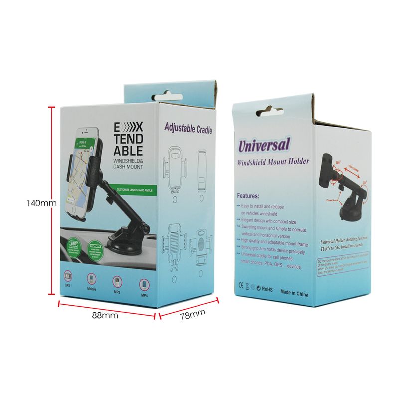 Supporto per cellulare a clip Supporto per cellulare da cruscotto per auto Supporto per cellulare da parabrezza per auto Nuovo supporto per cellulare_voghion.com