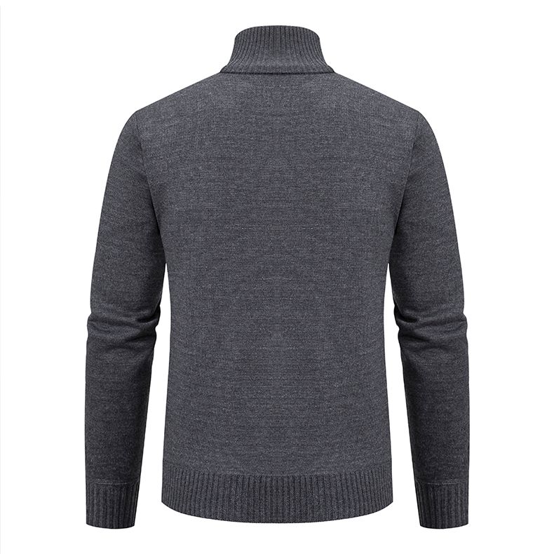 2024 Herbst Und Winter Neuer Kaschmir Gepolsterter Warmer Lässiger Herren-Strickpullovermantel_voghion.com