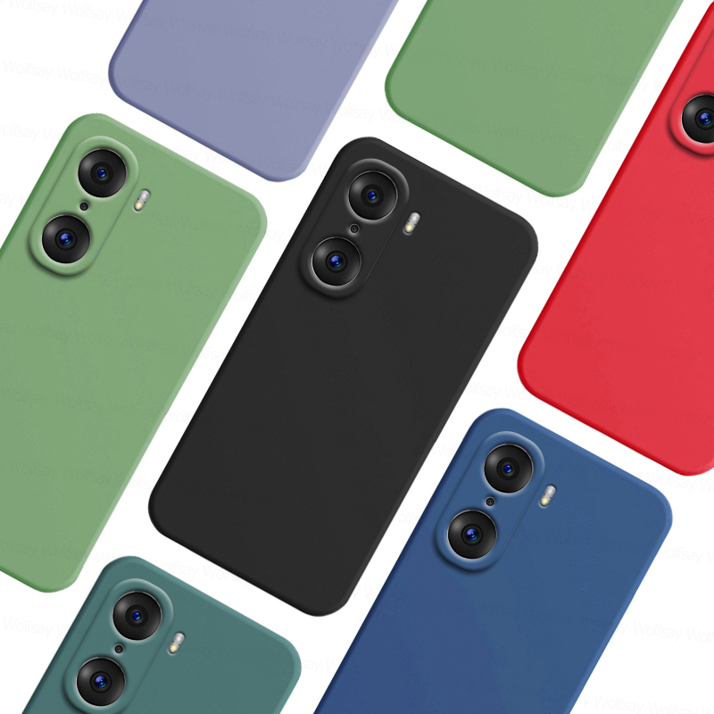Coque Honor 60 Honor 60 50 V30 X10 20 30 50 Lite Housse antichoc en silicone liquide TPU souple_voghion.com