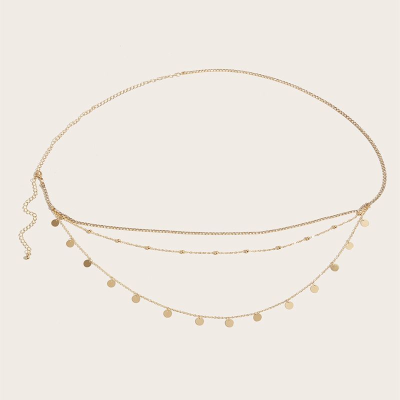 Decorazione sexy a tre catene per abbigliamento, accessori per la vita da donna_voghion.com