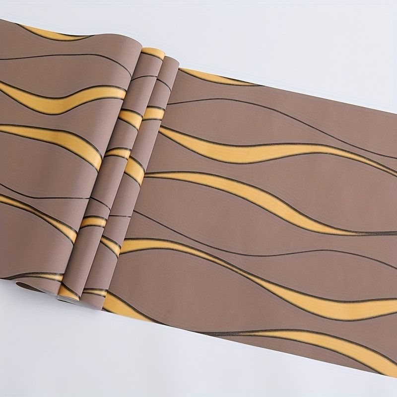 3D Striped Self-Adhesive Wallpaper Three-Dimensional Geometric Pattern DIY Waterproof Removable Stickers Bedroom Living_voghion.com