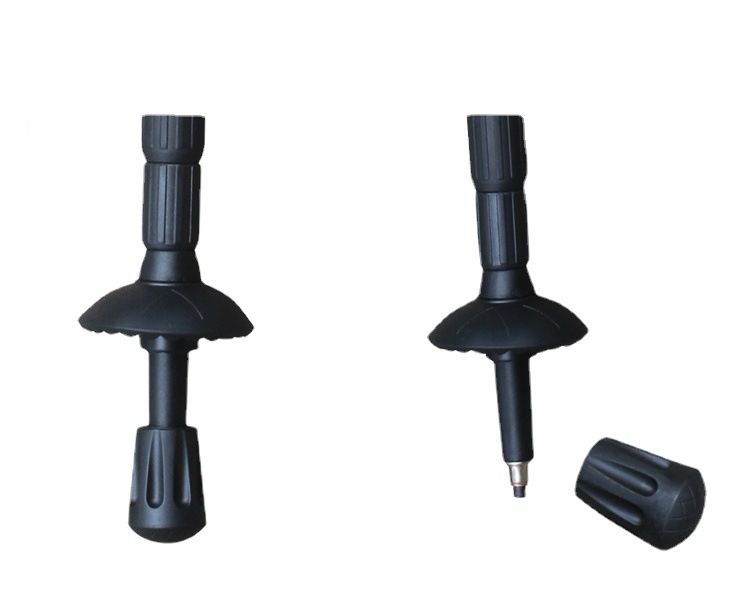 001 Mud Support Head 6061 7075 Carbon Fiber Walking Aluminum Alloy Straight And Curved Handle Three-Four Section Hiking_voghion.com