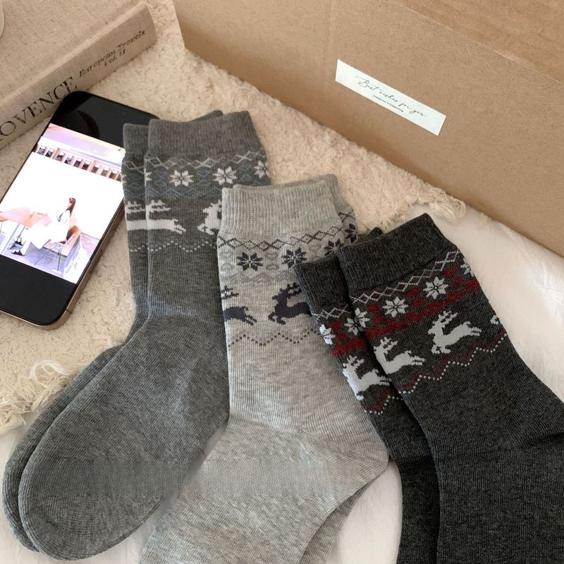 2025 Fall/Winter New Women's Mid-Calf Socks_voghion.com