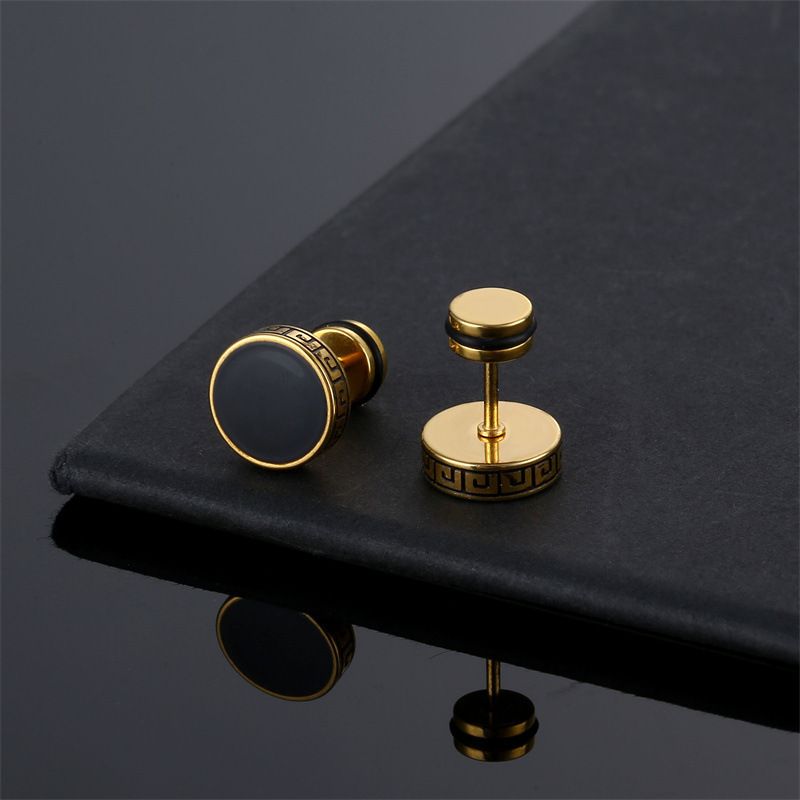 Popular New Men's Women's Universal Dumbbells, Simple Earrings, Fashionable Piercing Accessories, Jewelry_voghion.com