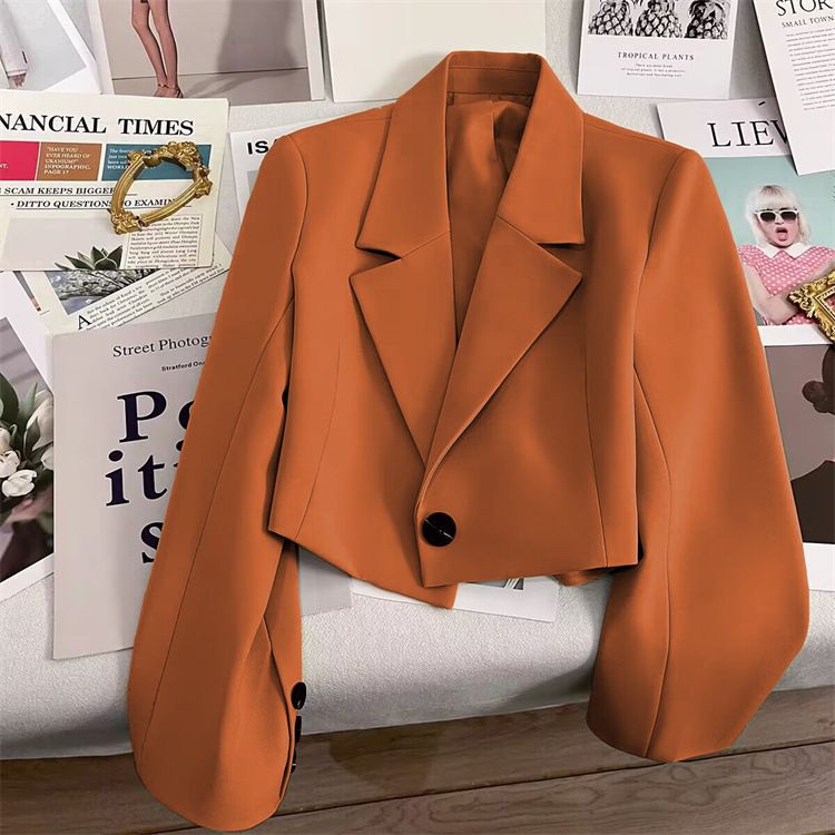 Women Of Petite Size 2025 Spring And Autumn Emerald Green Season New Style All Match Small Suit Trendy Women_voghion.com