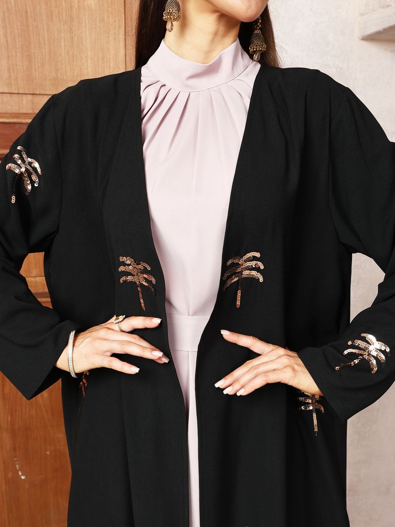 Ženska oblačila Elegantna muslimanska halja z dolgimi rokavi za ženske Peneča odprta jopa iz poliestrske tkanine Midi obleka Skromnost Modna_voghion.com