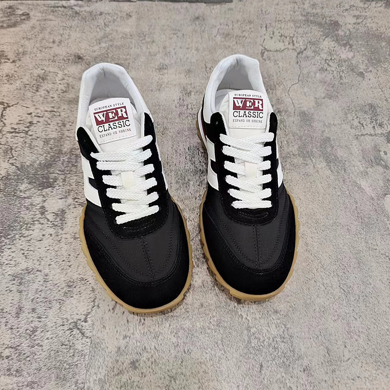 Sports Shoes Men's 2023 New Breathable Leather With Ice Silk Cloth Soft Bottom German Training Casual Trend All-Match Forrest Gump_voghion.com