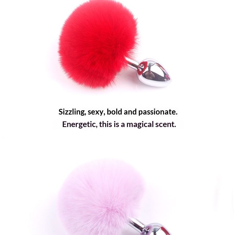 luckyqqyp Fuchs-Hasenschwanz Metall SM Back Court Anal Masturbationsplug Sexspielzeug für Erwachsene Huole_voghion.com