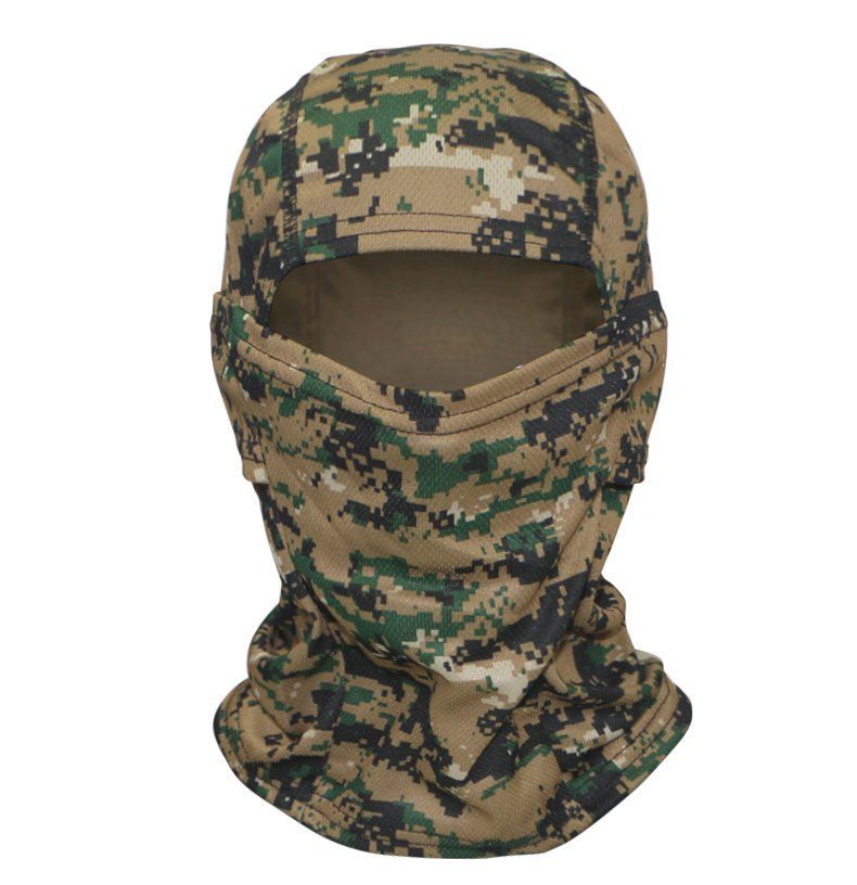 【Vendita calda di 30 giorni 4046 pezzi】 Copricapo con protezione solare traspirante mimetico per fan militari, mimetico tattico, all'aperto_voghion.com