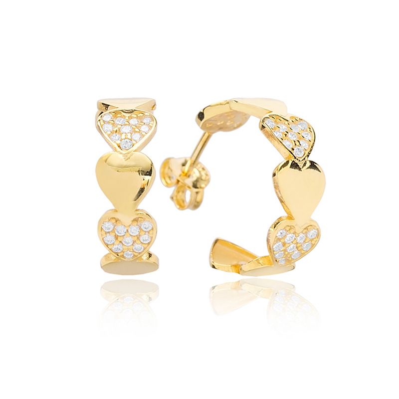 Orecchini da donna in argento S925 con diamanti a forma di stella a cinque punte, versatili e dal design carino._voghion.com