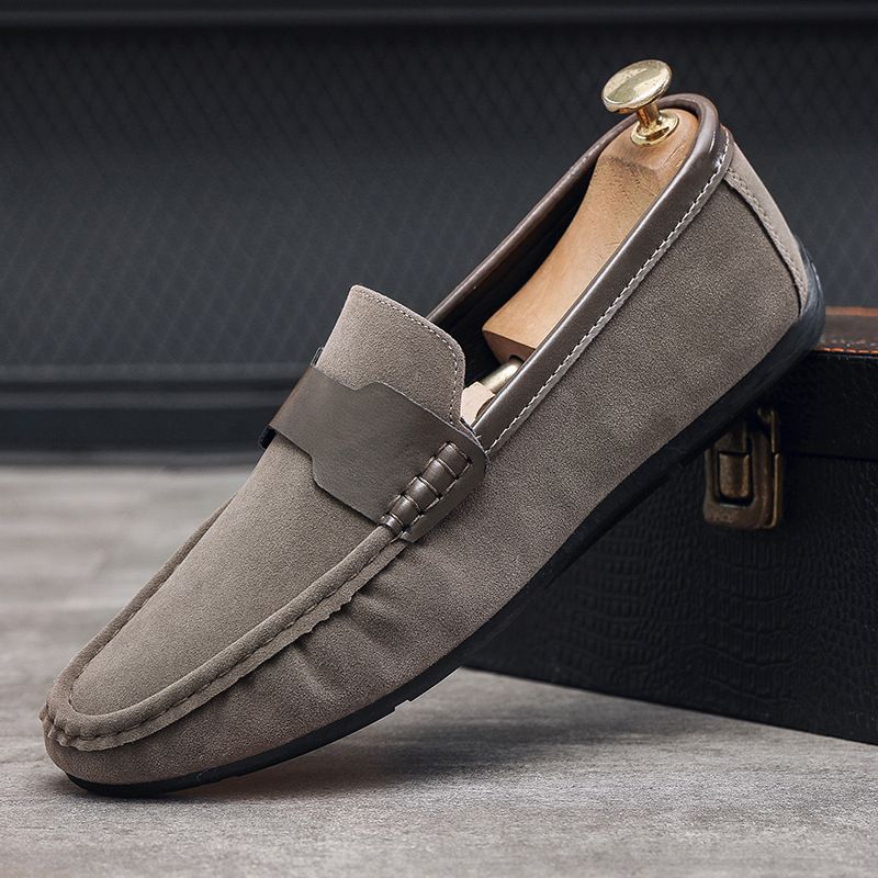 Fréijoer a Summer Nei Bounen fir atmungsaktiv liicht Stoff Trendy Féissbedeckung Fuerschong mat mëller Sohle fir Hären_voghion.com