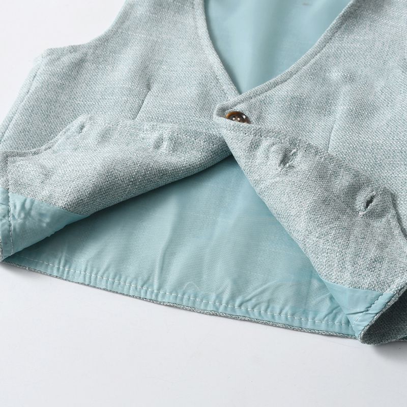 Abbigliamento per bambini Vestito per ragazzi Vestiti primaverili Bel gilet per bambina Vestito in tre pezzi Vestito per bambini di sei anni Vestito per bambini_voghion.com