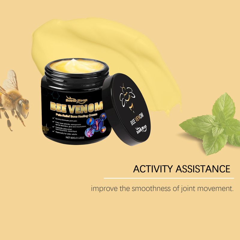 Bee venom nærende pleiekrem beroliger kroppen, gir næring og masserer skånsomt, og påfører pleiekrem lokalt_voghion.com
