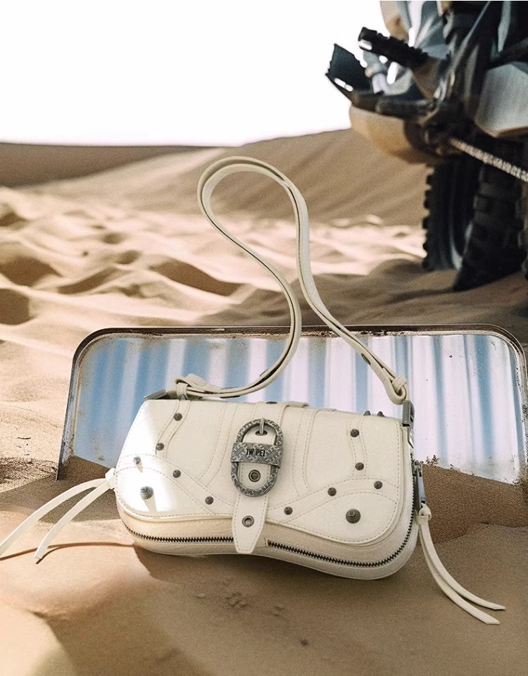 JW PEI Pudding JOY New Motorcycle Series Law Stick Crossbody Underarm Large Capacity Bag Women's 1C56_voghion.com