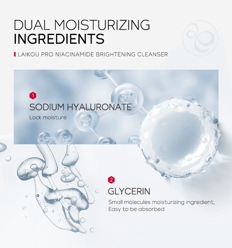 Cleansers Niacinamide Facial Cleanser 50g Cleansing Skin Hydrating Moisturizing_voghion.com