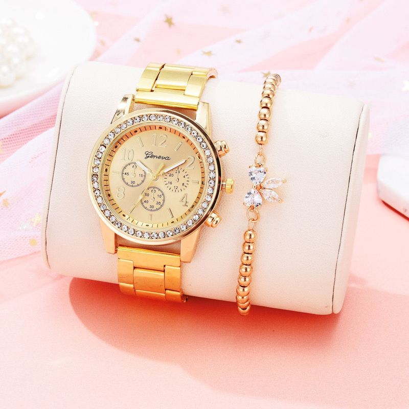 Light 2023 new three eyes quartz network red light set authentic women's watch_voghion.com