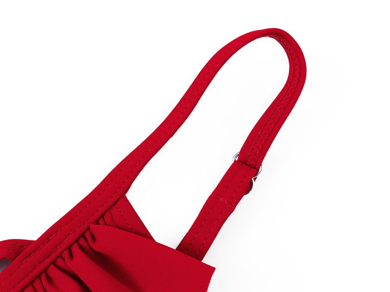 Mutter & Kinder 2024 Außenhandel Neue Kinderbademode Sommer Rüschen bedruckter Sling Split Badeanzug Mädchen Bikini Set_voghion.com