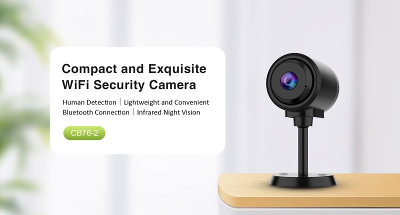 Telecamera di sicurezza wireless HD 1080P - Visione notturna intelligente, sorveglianza Wi-Fi per interni/esterni_voghion.com