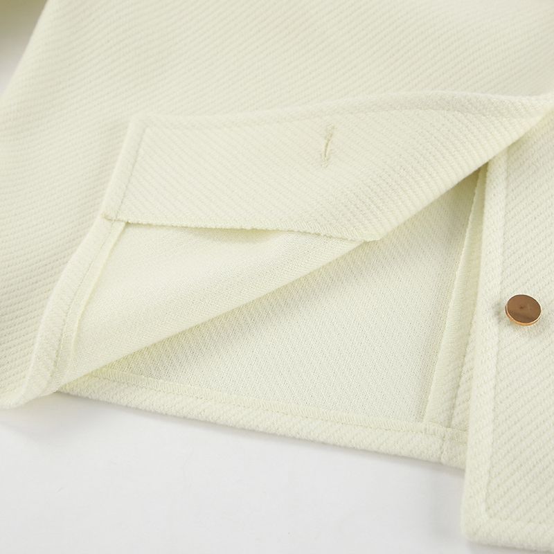 Eleganter kurzer Wollmantel für Damen, Herbst 2025, neue französische Mode, Damenbekleidung_voghion.com