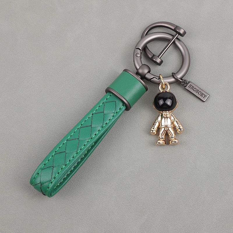 Diamond Pattern Car Keychain Internet Celebrity Astronaut Pendant High End Pendant Men And Women Key Chain Ring_voghion.com