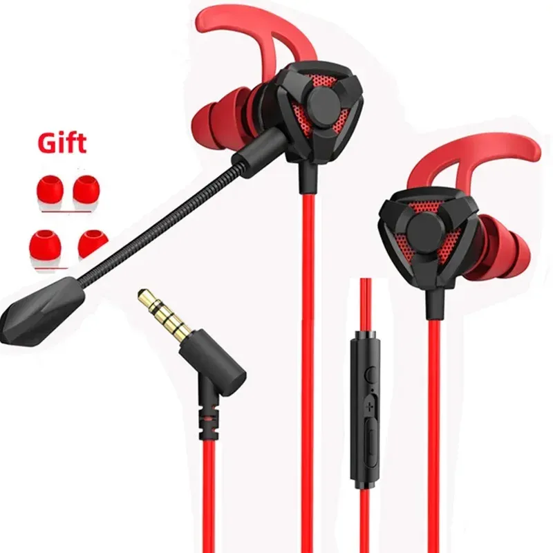 Auriculares Gr con cable, auriculares para juegos con micrófono para PUBG, PS4, CSGO, compatibles con teléfono, tableta y portátil._voghion.com