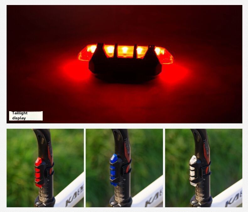 Fietsachterlicht USB-oplaadbaar Superhelder Fietsuitrusting Mountainbike-accessoires Hoogtepunt 9 18 Achterlicht_voghion.com