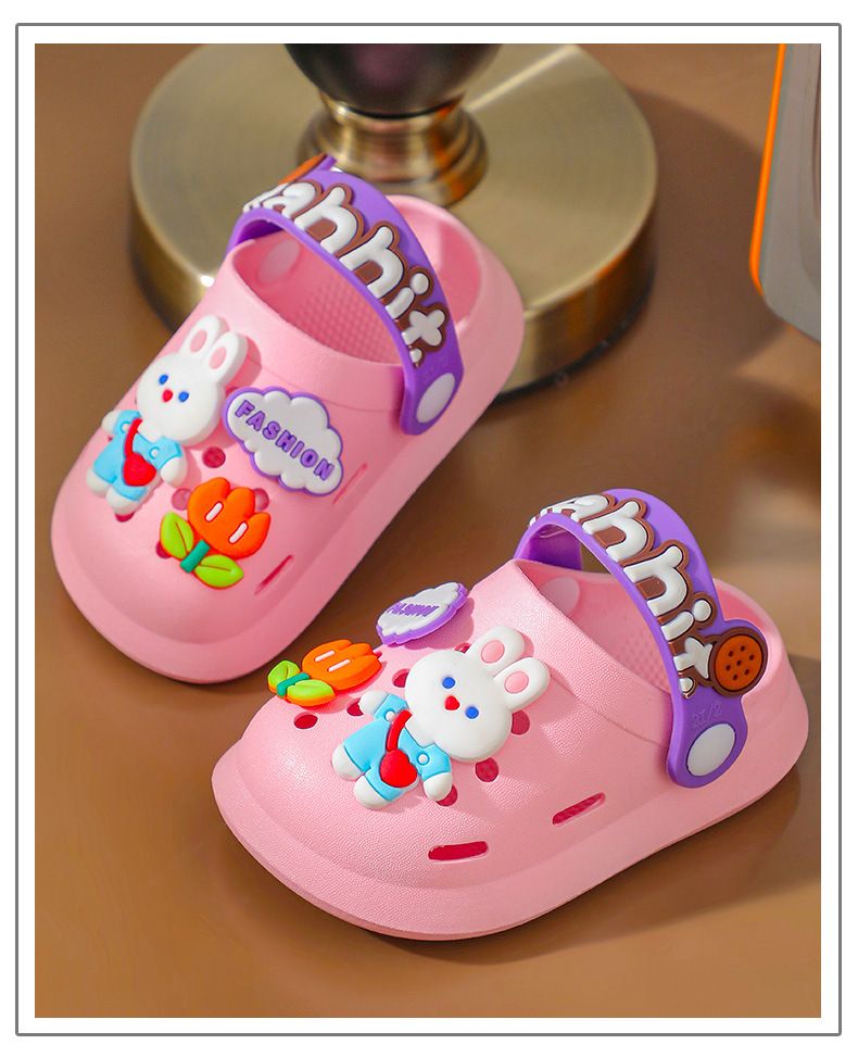 Mutter & Kinder Kleinkind Niedlichen Cartoon Rutschfeste Baby Loch Schuhe_voghion.com