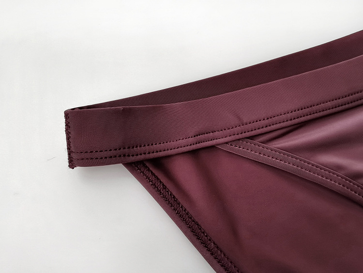 1026 Low Rise Ice Silk Sexy Comfortable Breathable Wide Leg Circumference Pure Cotton Bottom Crotch Triangular_voghion.com