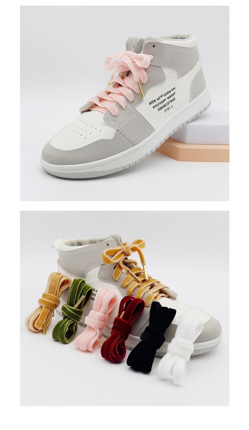 Schnürsenkel Kulokin, flach, doppelseitig, Wildleder-Schnürsenkel mit Metallkopf, mehrlagig, für Turnschuhe, Sportschuhe, Freizeithosen, Zubehör_voghion.com