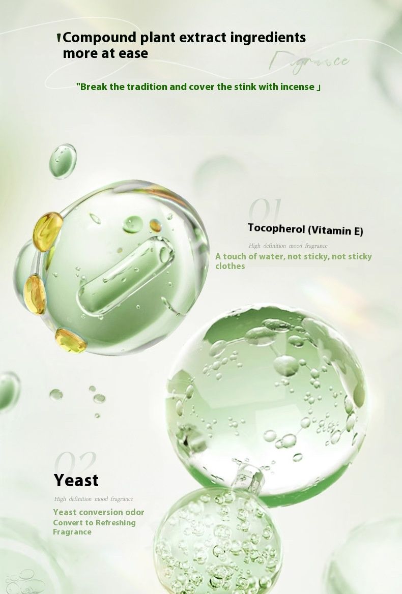 Sweat Suppressant Long-lasting Fragrance Natural Light Fragrance, Non Sticky Covers Odors, Portable Fragrance Cream_voghion.com