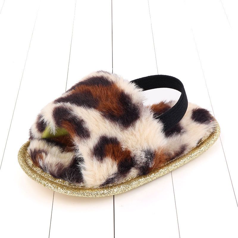 Heiße haarige Sandalen, Lauflernschuhe für Babys, Schuhe mit weicher Sohle 2484_voghion.com