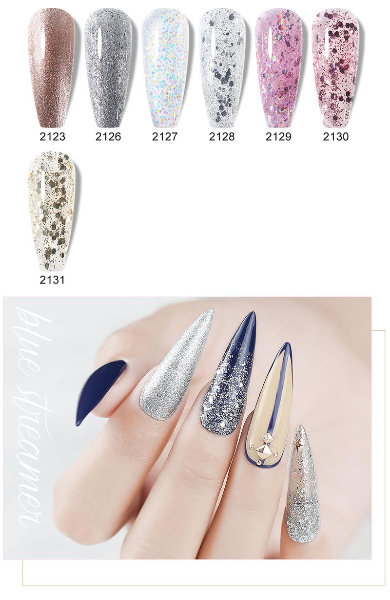 NAILCO 15 ml UV-Gel-Nagellack, durchscheinend, Hybrid, semipermanent, Gelee-Glas-Emaille-Lack, Maniküre, Nagelkunst, Soak-Off-Nagelgel_voghion.com