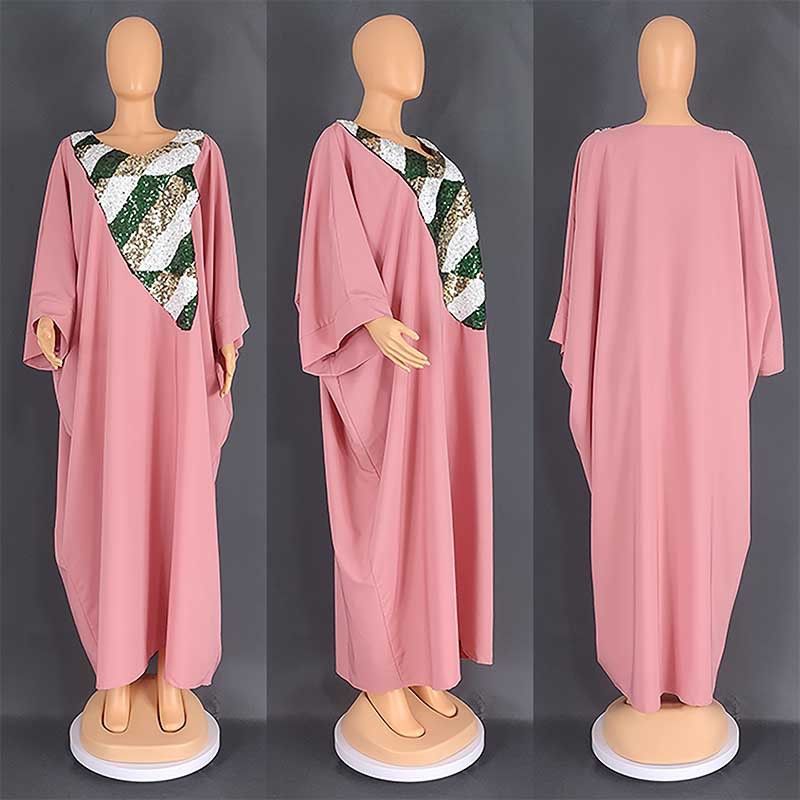 Damenbekleidung Langes Burka-Kleid_voghion.com