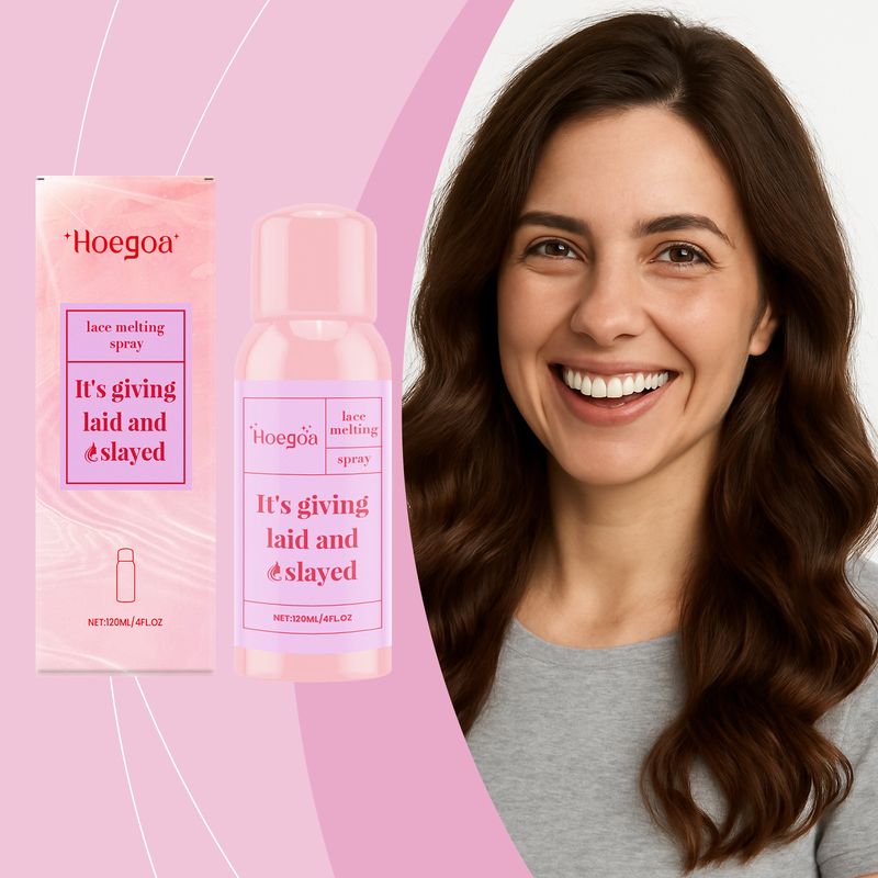 Hoegoa Adhesive Wig Lace Setting Invisible Adhesion Lightweight Refreshing Care Spray_voghion.com